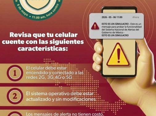 Más de 2 mil 500 inmuebles participarán en Michoacán en el Primer Simulacro Nacional 2026