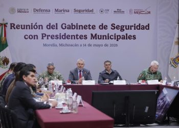 Coordinación con Bedolla, ha sido clave para resultados en seguridad, destaca Harfuch