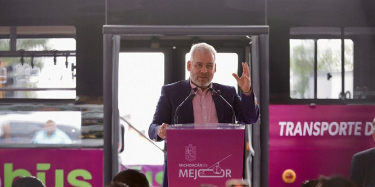 En febrero arrancará el Morebús; transformará la movilidad de 400 mil habitantes: Bedolla