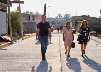 Yankel Benítez visita La Morita y refrenda atención directa a las familias morelianas