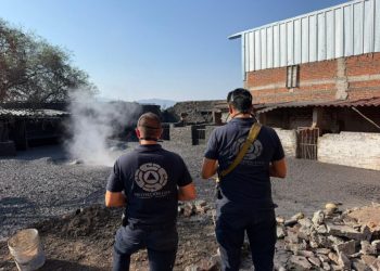 PC estatal atiende actividad hidrotermal registrada en Ixtlán