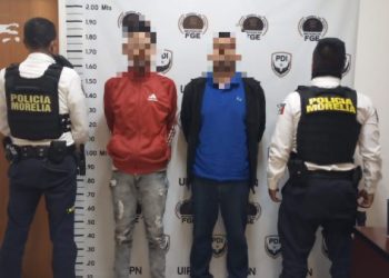 Detenienen a dos hombres que estarían implicados en el homicidio de un agente de la Policía Morelia